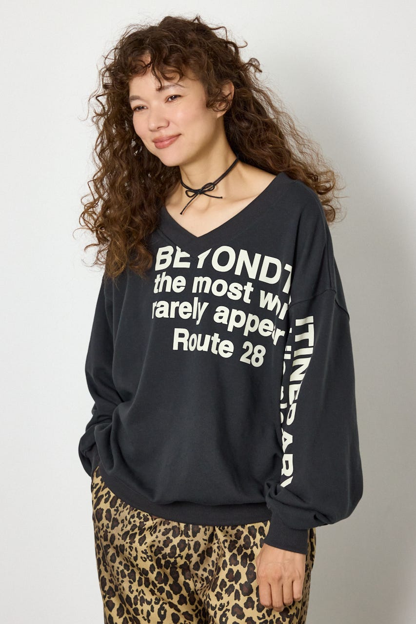 2WAYルーズスウェット C.GRY FREE