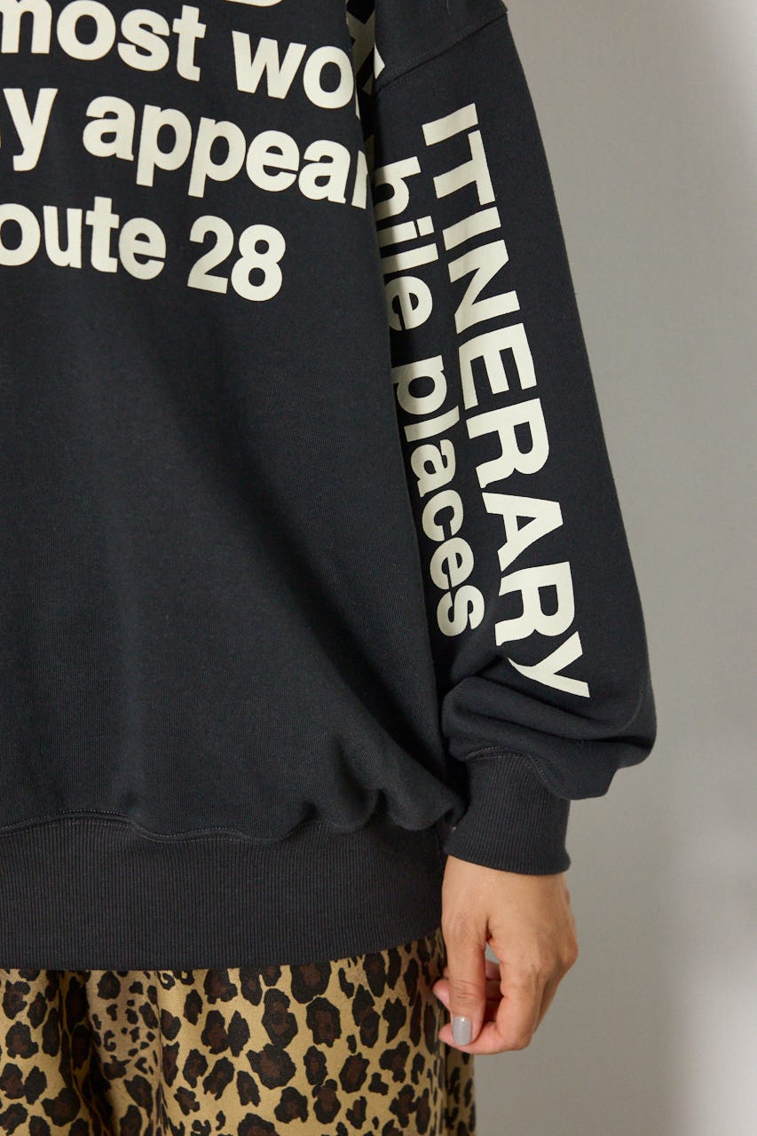 2WAYルーズスウェット C.GRY FREE