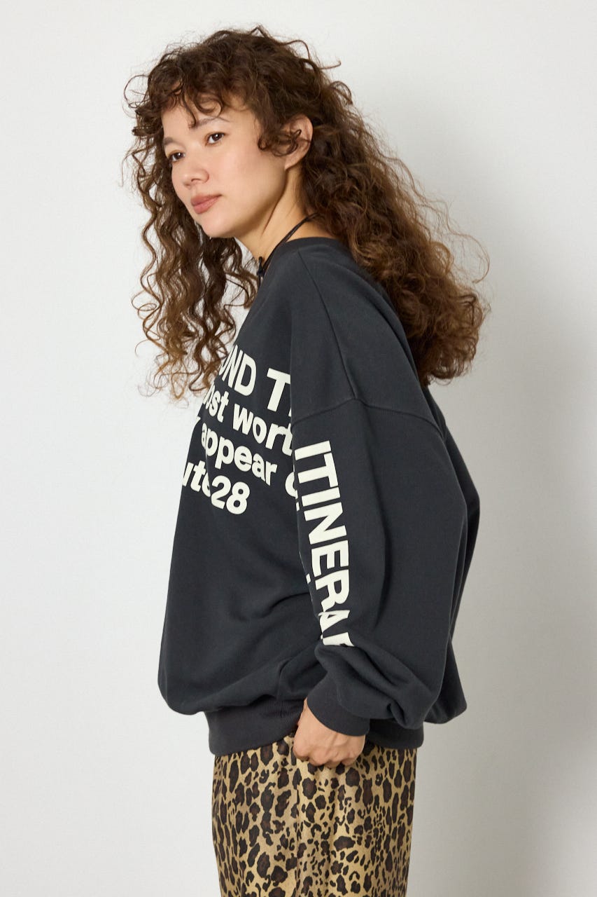 2WAYルーズスウェット C.GRY FREE