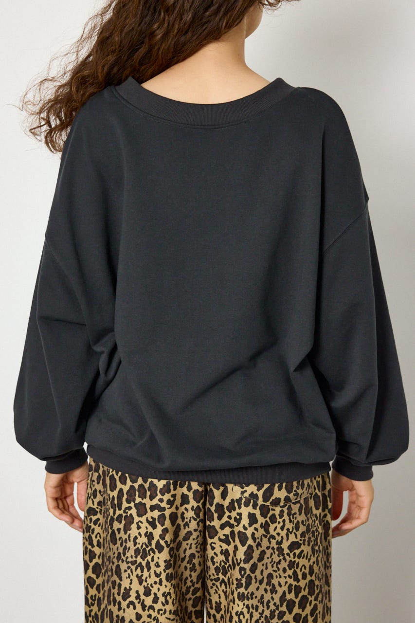 2WAYルーズスウェット C.GRY FREE