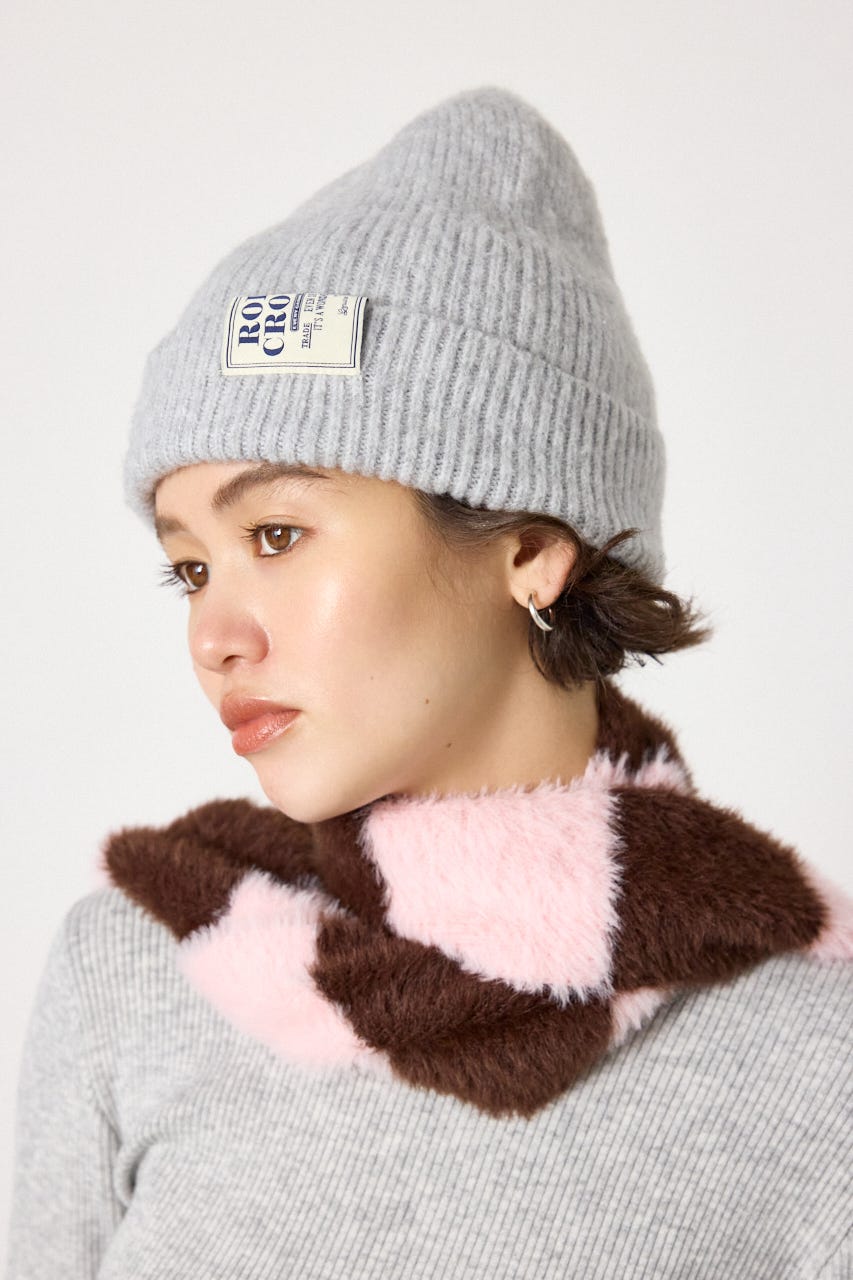 ソフトカラービーニー L/T.GRY FREE