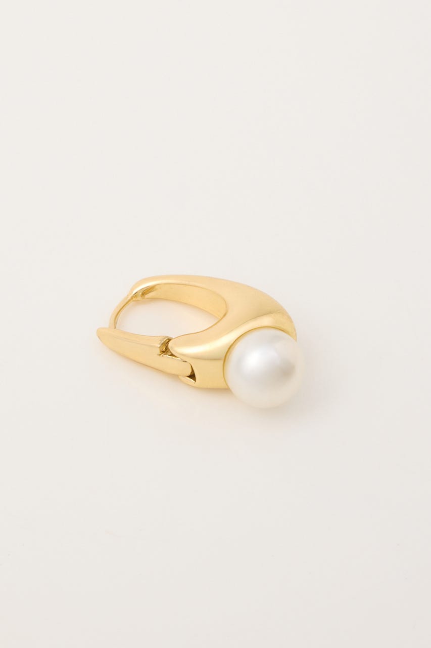パールドロップピアス GLD FREE