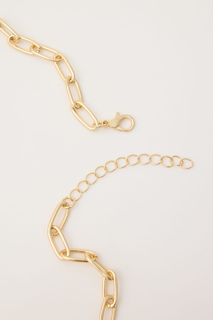 リボンチェーンネックレス GLD FREE