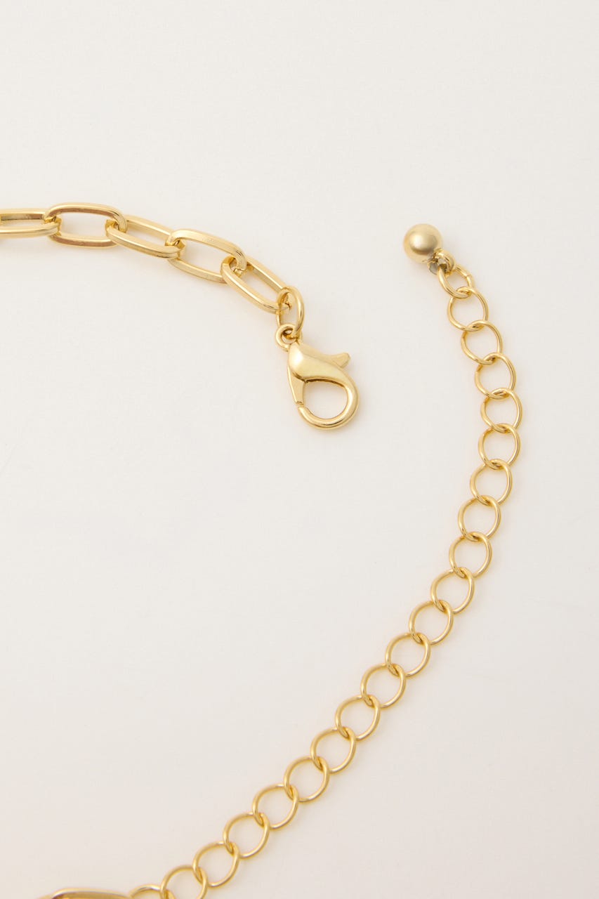 ミックスモチーフネックレス GLD FREE