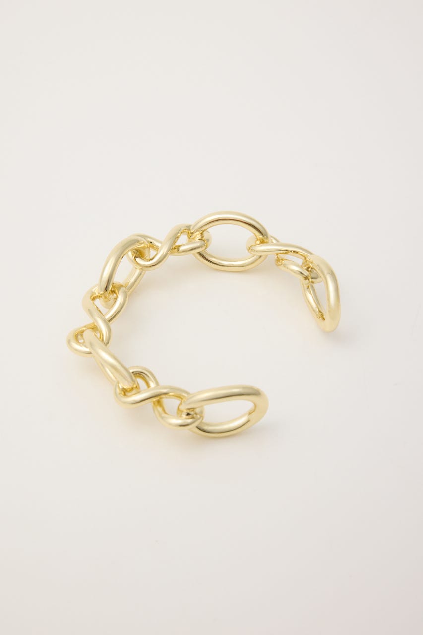 メタリックチェーンブレスレット GLD FREE