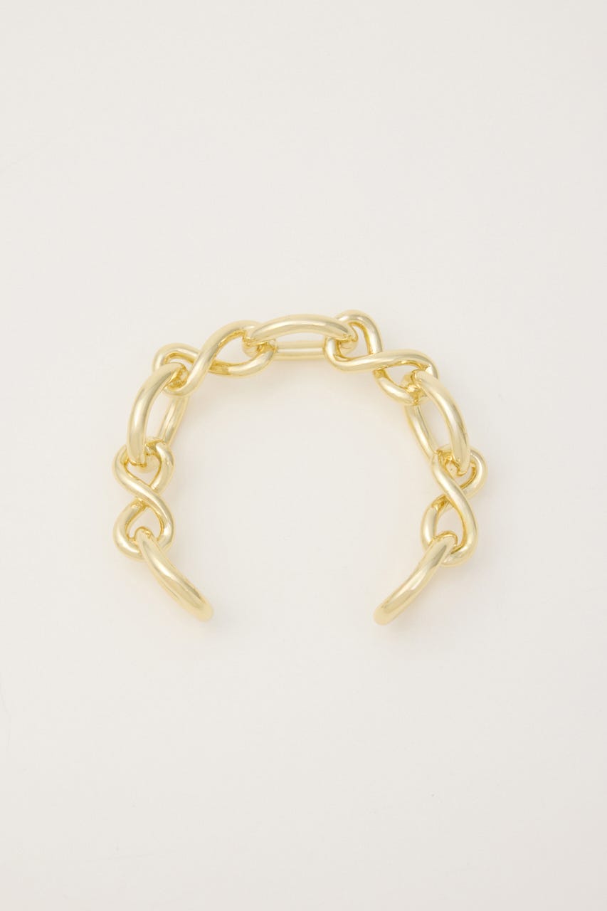 メタリックチェーンブレスレット GLD FREE