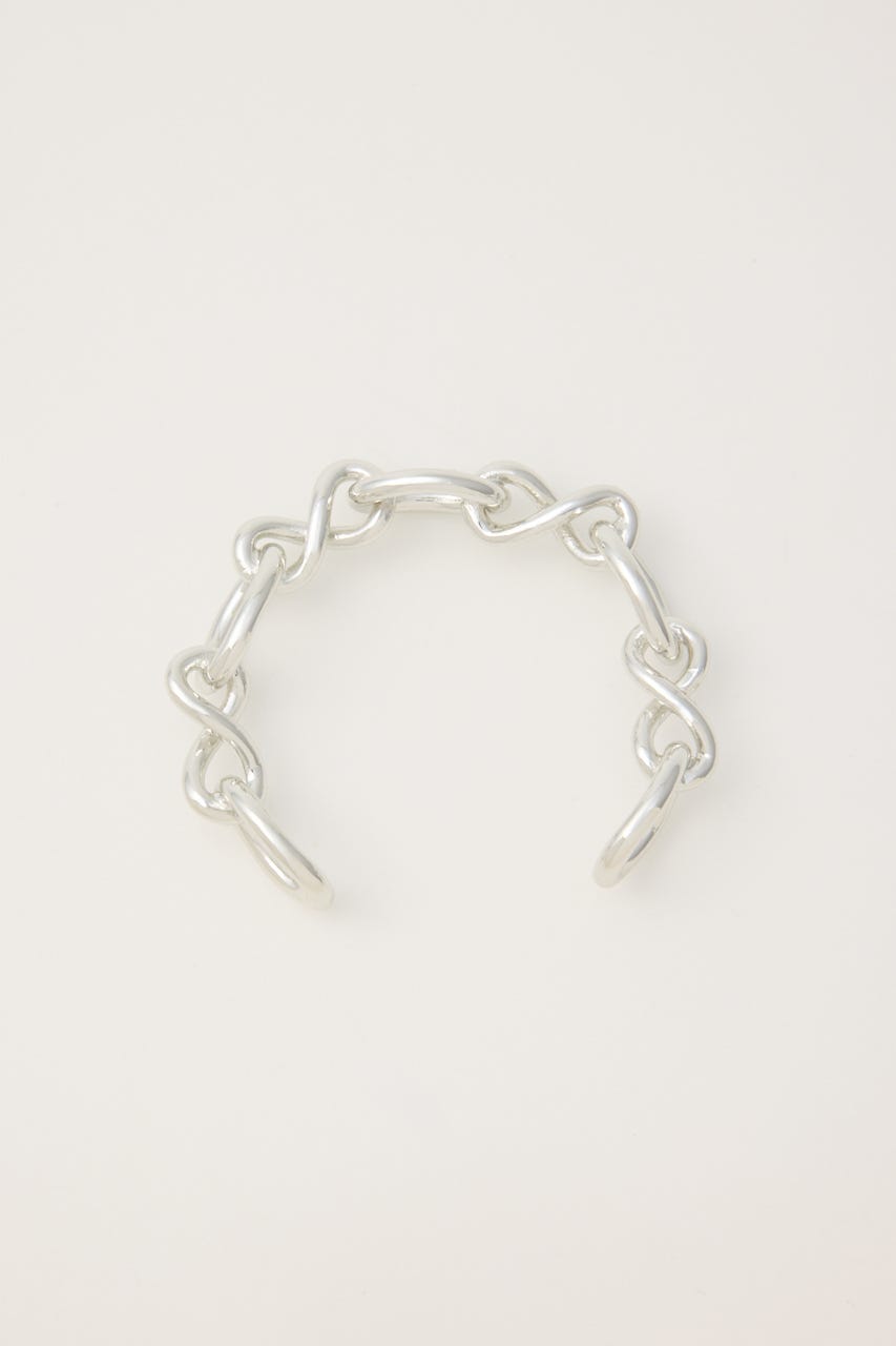 メタリックチェーンブレスレット SLV FREE