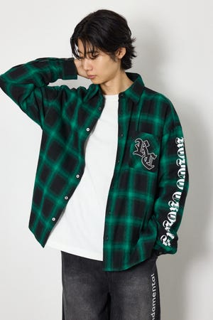 Gothic オンブレーチェックシャツ