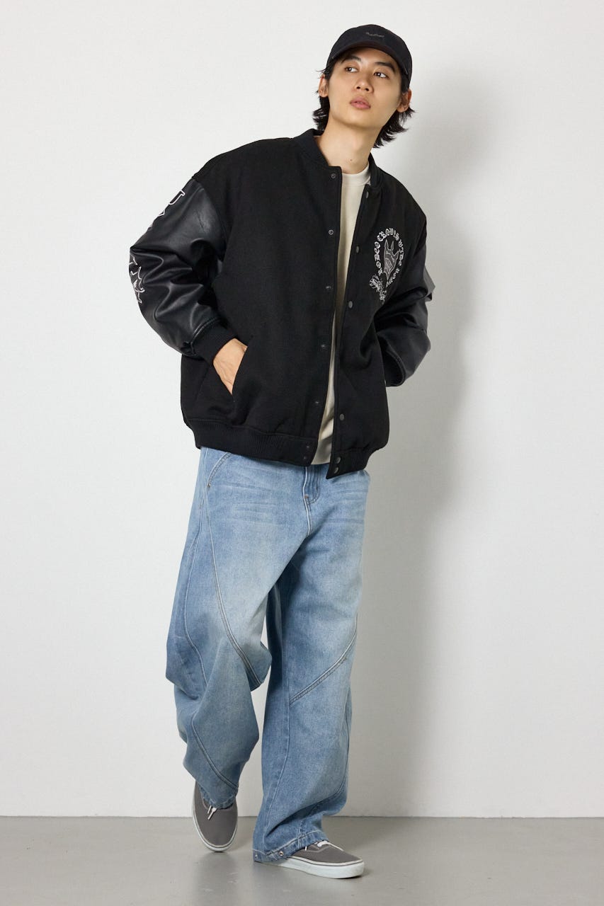 Gothic スタジャン BLK L