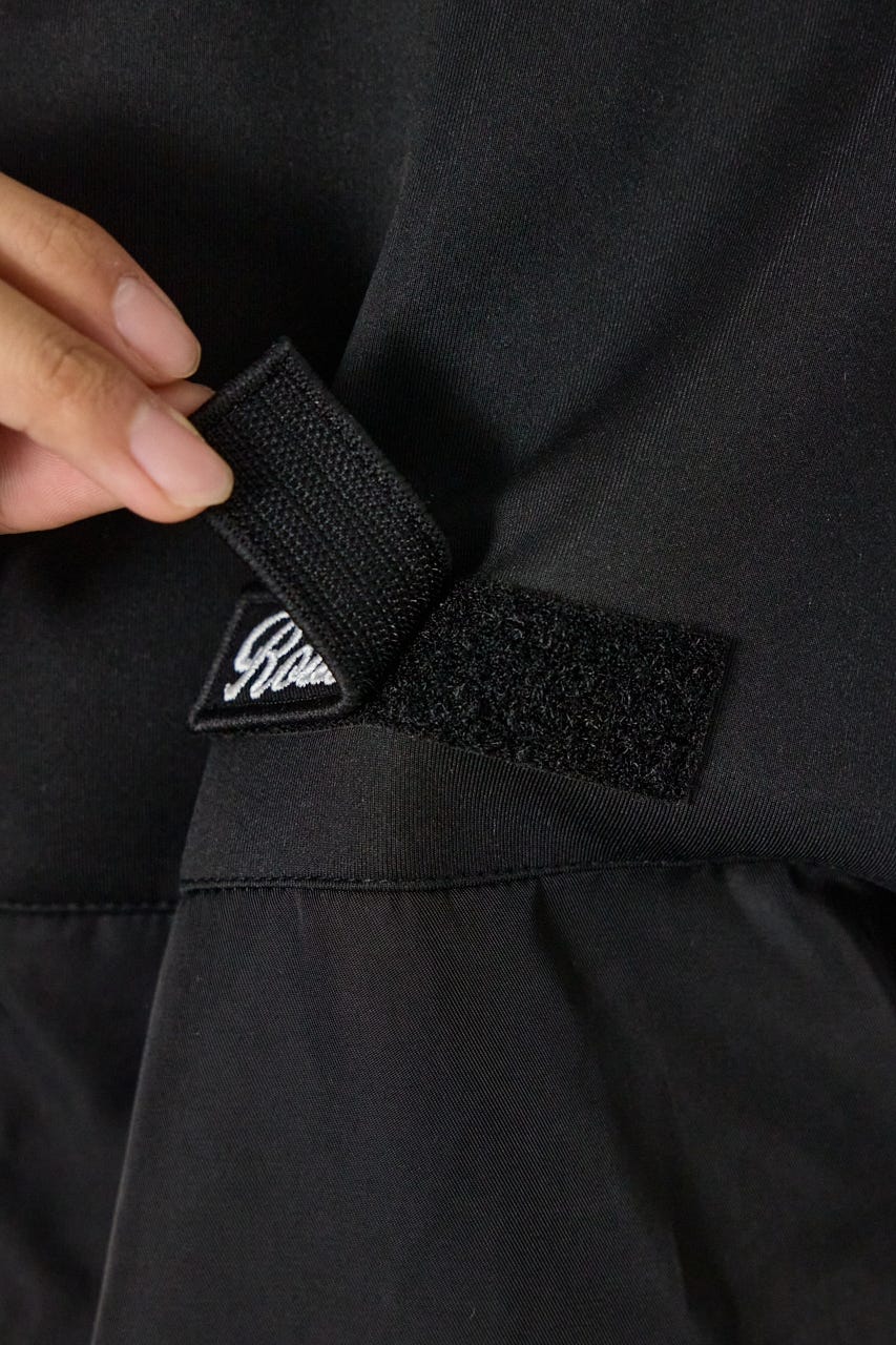 バイカラーフーディーブルゾン BLK M
