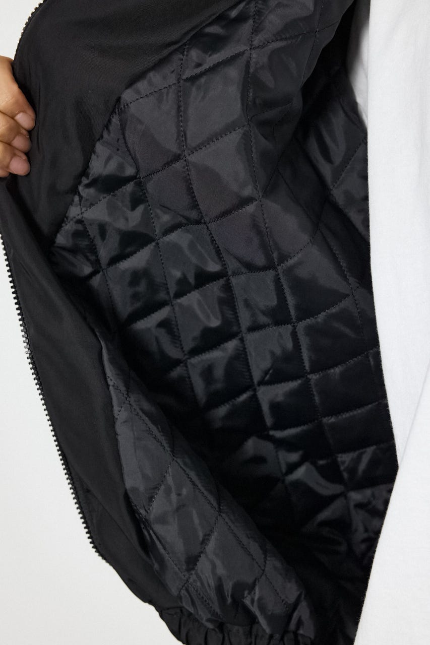 バイカラーフーディーブルゾン BLK M
