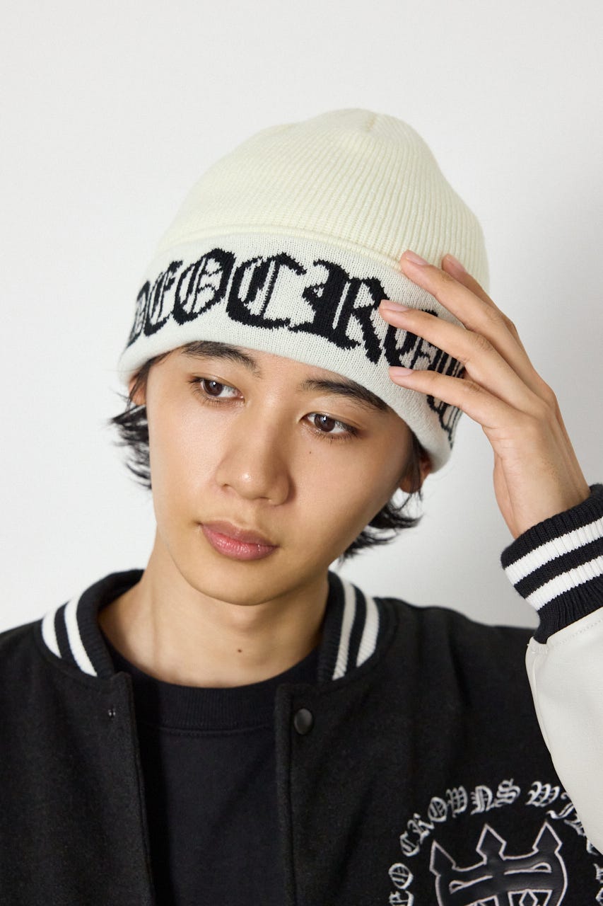 Gothic ニットCAP O/WHT FREE