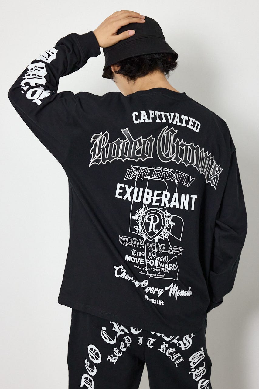 Gothic ロングスリーブTシャツ BLK L