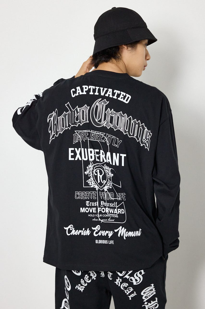 Gothic ロングスリーブTシャツ BLK L