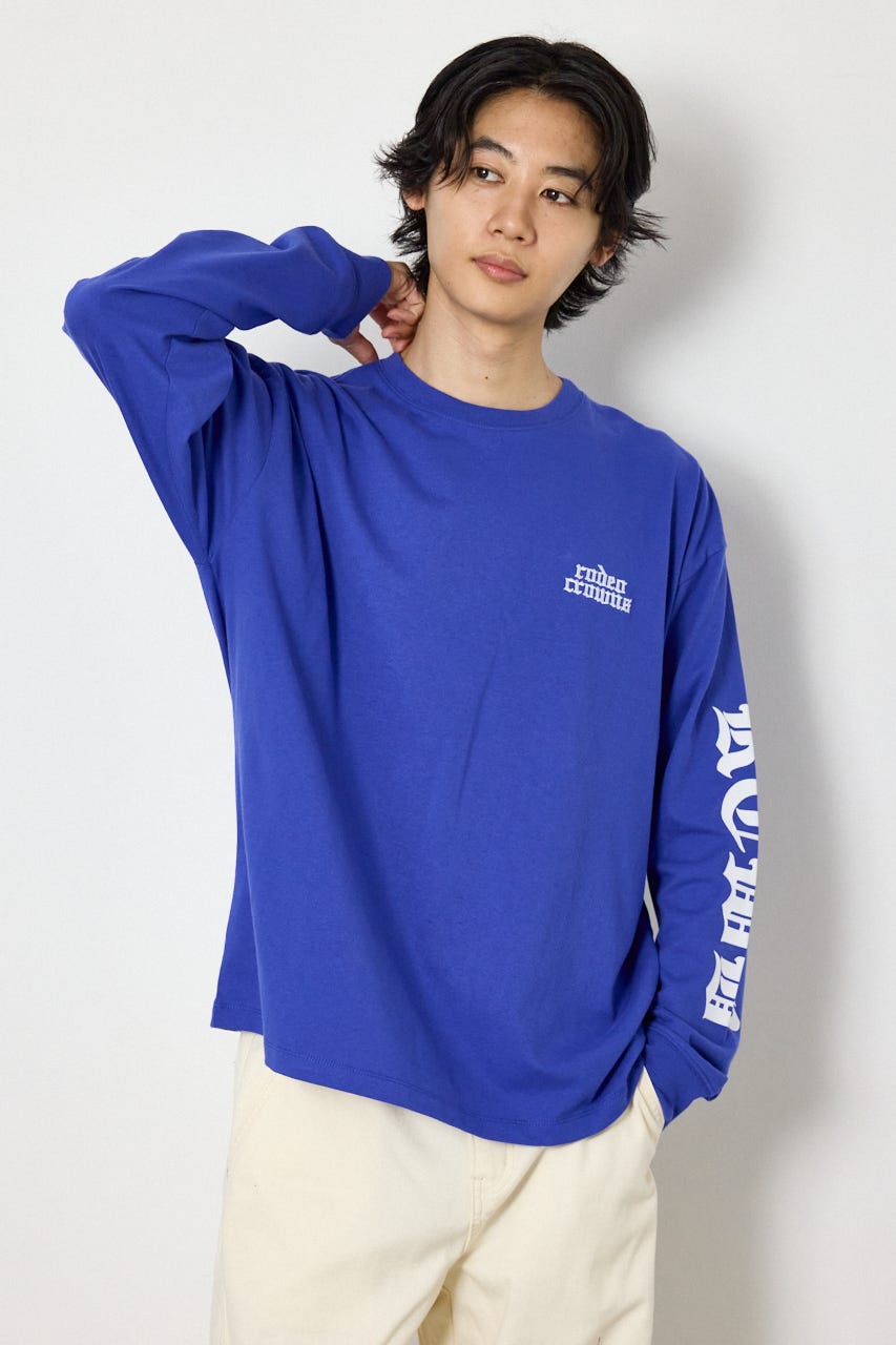 Gothic ロングスリーブTシャツ BLU L