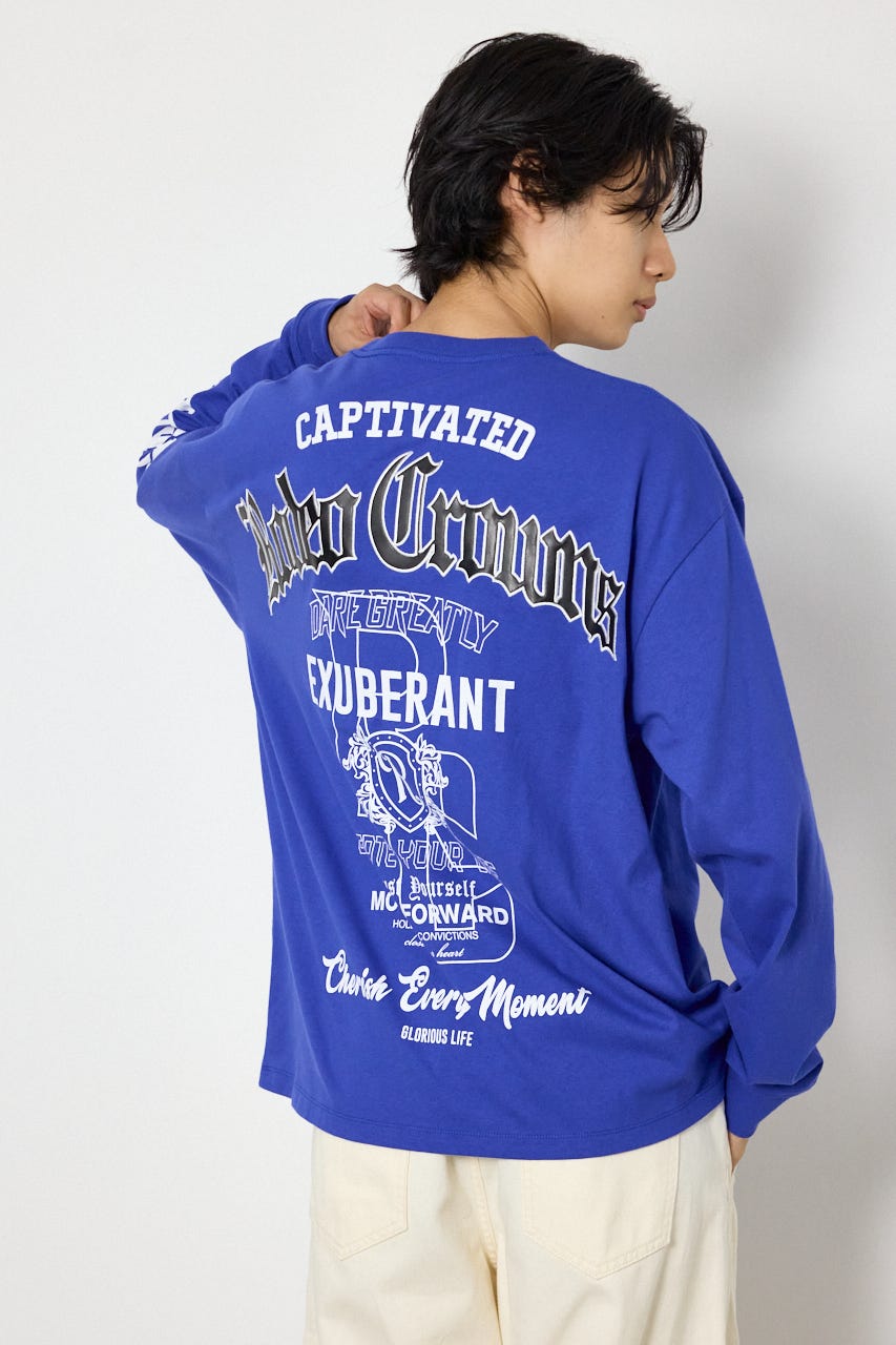 Gothic ロングスリーブTシャツ BLU L