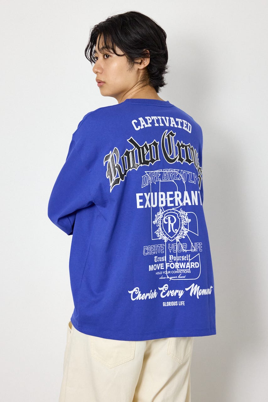 Gothic ロングスリーブTシャツ BLU L