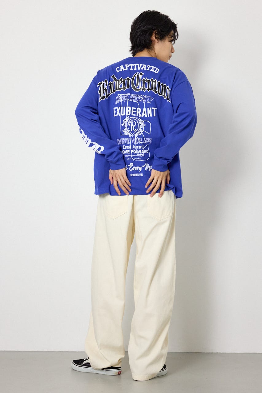 Gothic ロングスリーブTシャツ BLU L