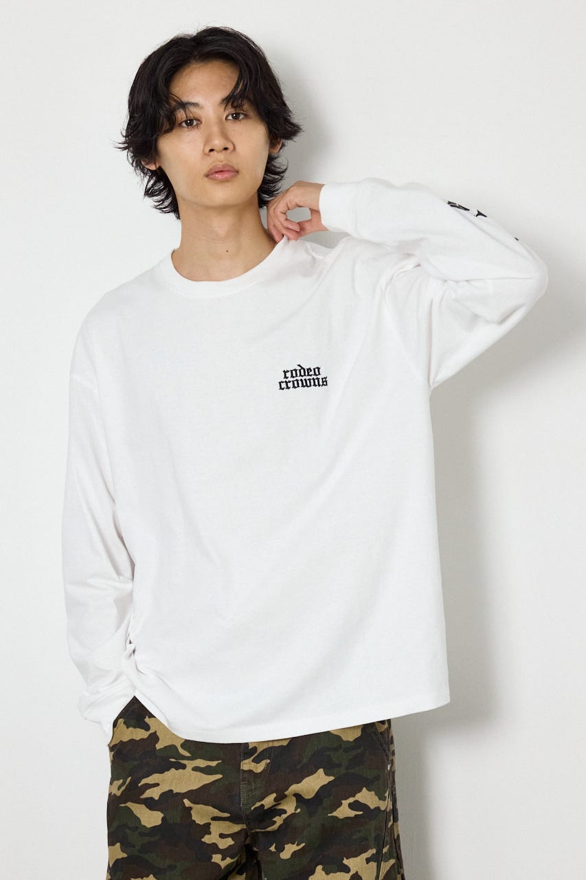 Gothic ロングスリーブTシャツ WHT L
