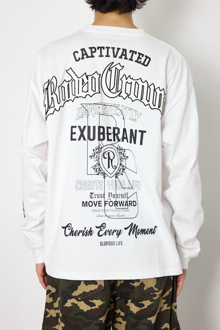 Gothic ロングスリーブTシャツ WHT L
