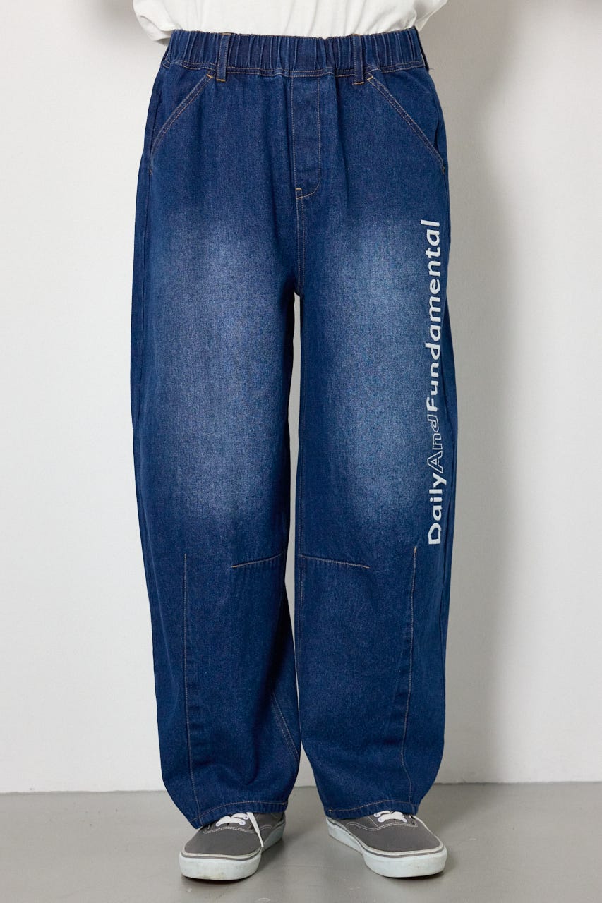 splash バギーデニムパンツ L/BLU M