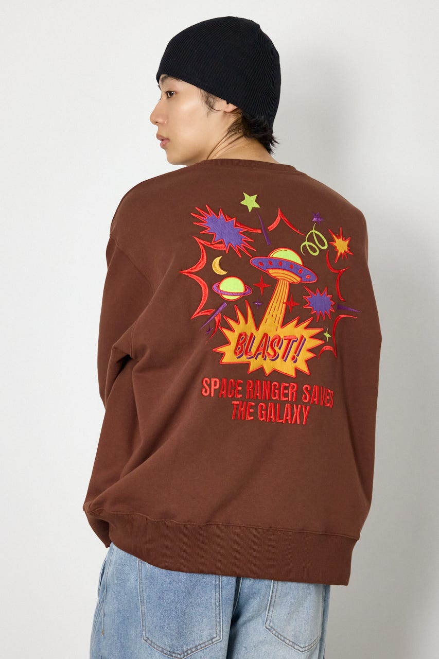 galaxyスウェット BRN M