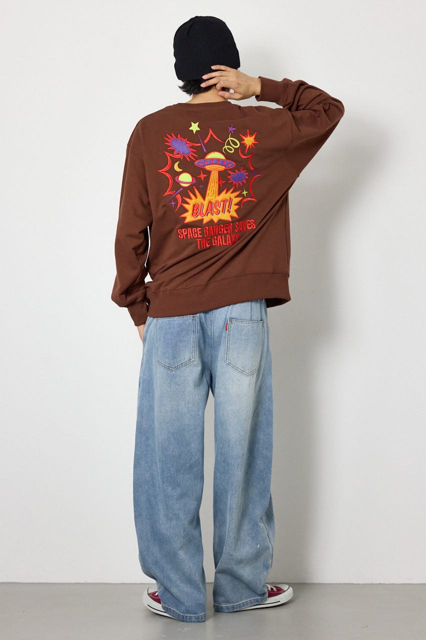 galaxyスウェット BRN M