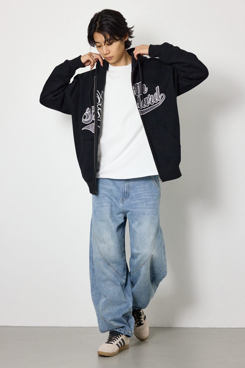 ノースタZIPパーカー BLK M