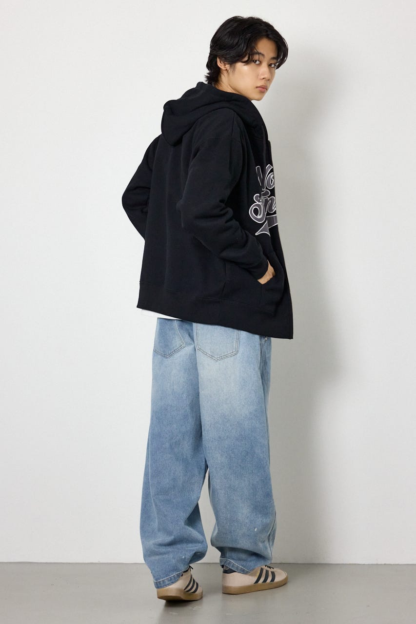 ノースタZIPパーカー BLK M