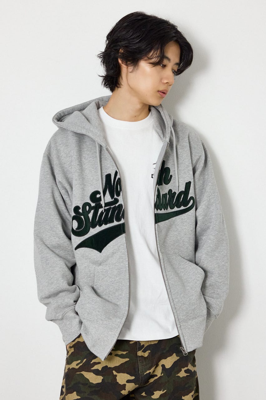 ノースタZIPパーカー T.GRY L
