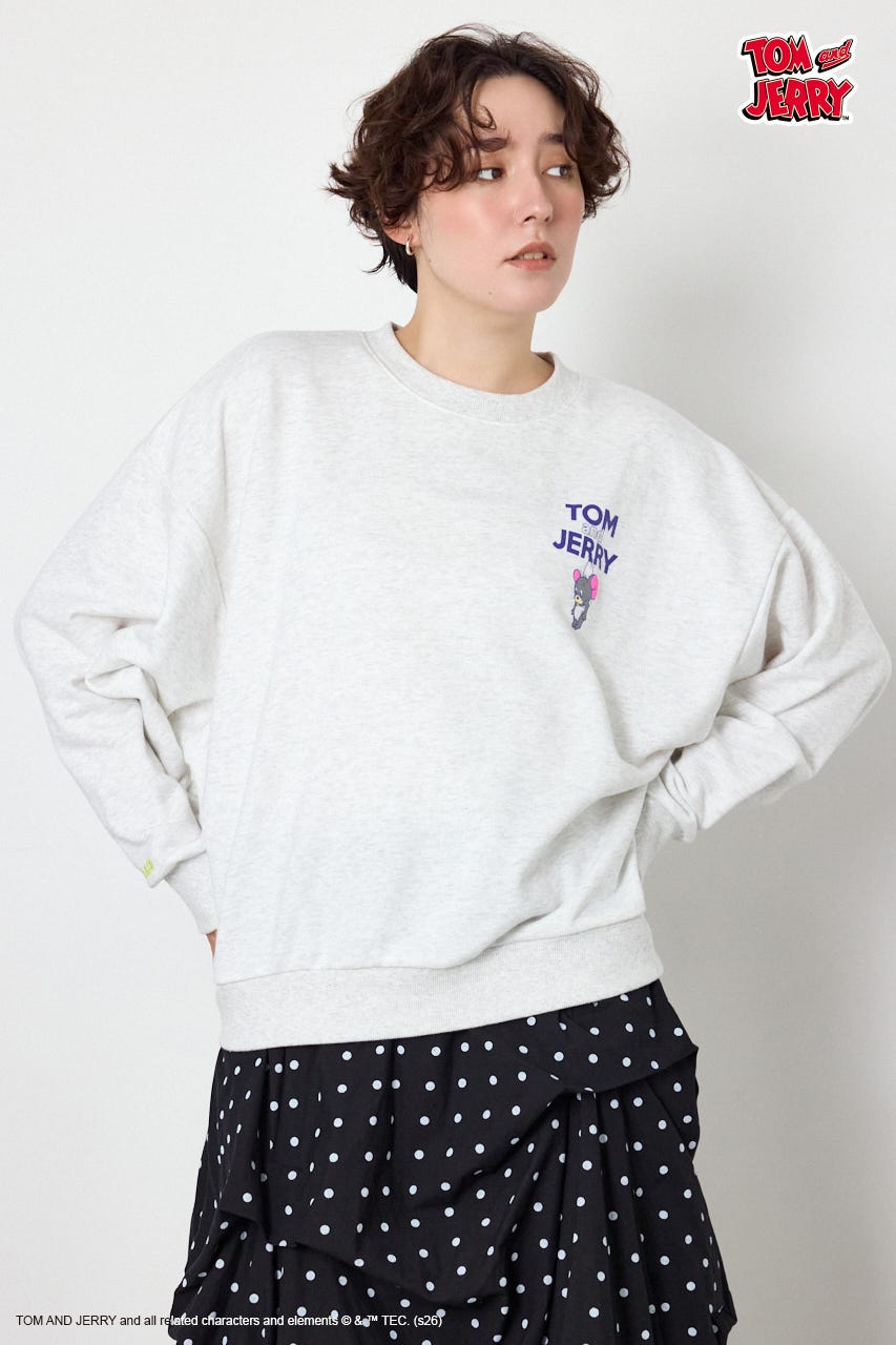 (TOM and JERRY)アソートスウェットトップス L/T.GRY FREE