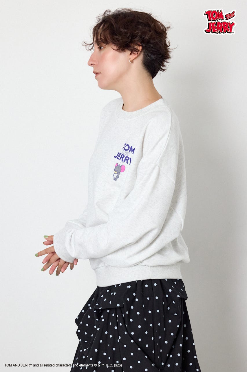 (TOM and JERRY)アソートスウェットトップス L/T.GRY FREE