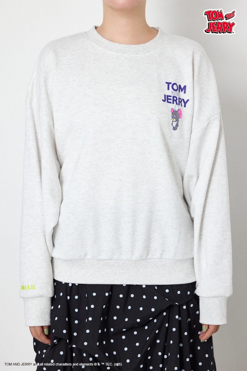 (TOM and JERRY)アソートスウェットトップス L/T.GRY FREE