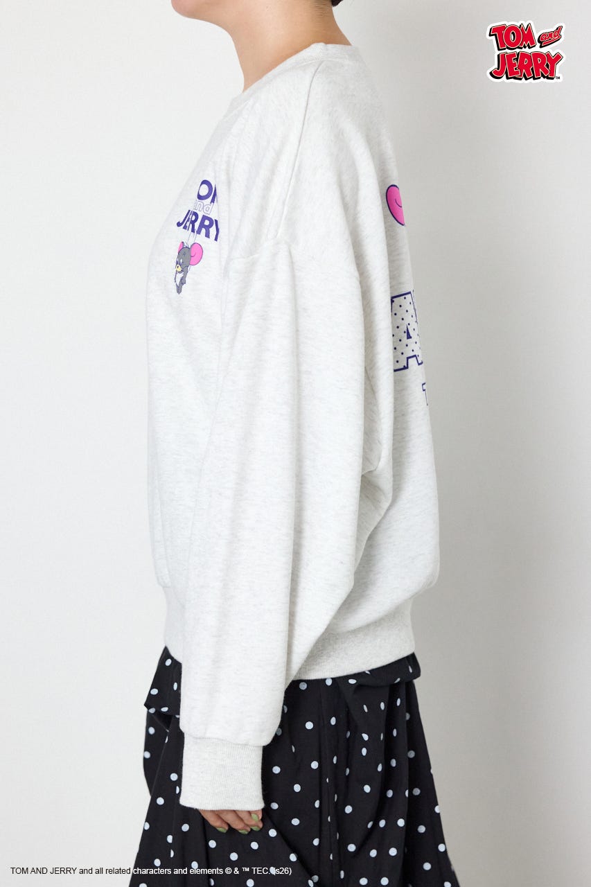 (TOM and JERRY)アソートスウェットトップス L/T.GRY FREE