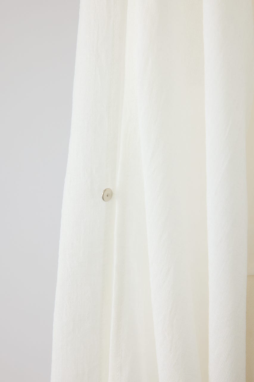 Open sleeve sheer SH WHT FREE