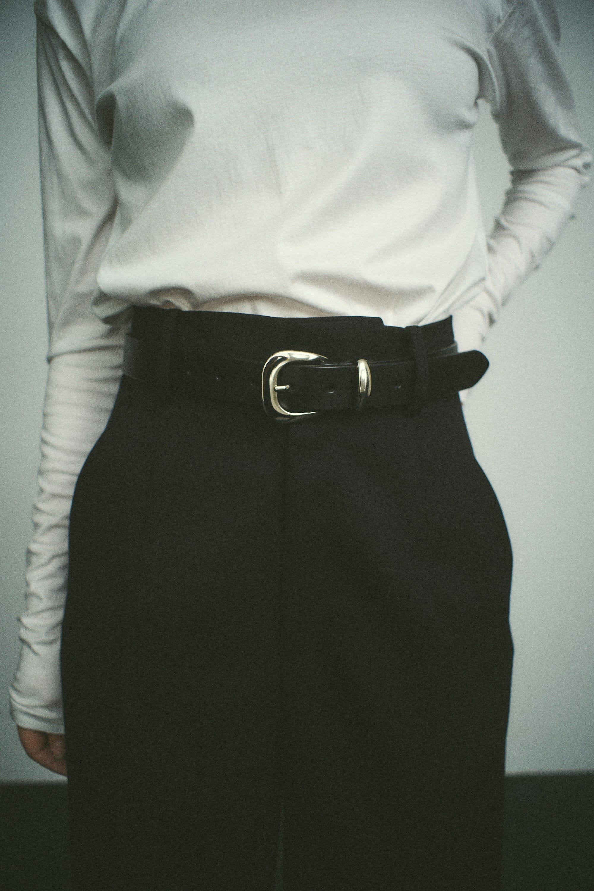 【RESTOCK PRE ORDER】Mannish belt BLK FREE