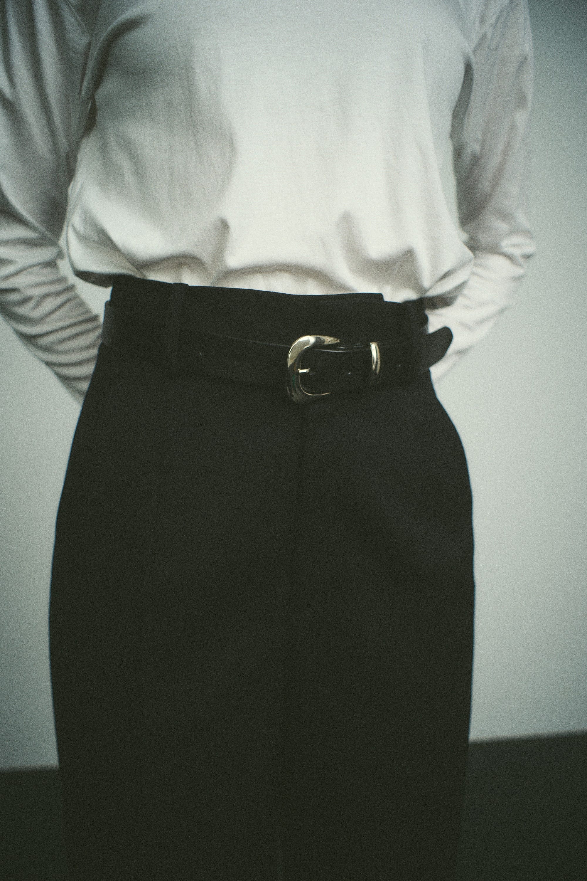 【RESTOCK PRE ORDER】Mannish belt BLK FREE