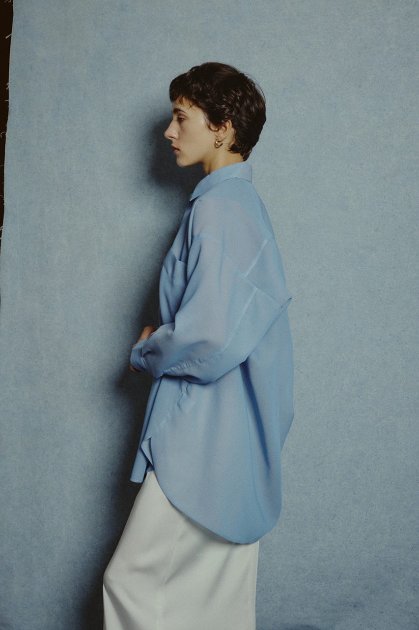 【27SS PRE ORDER】Back volume SH L/BLU FREE