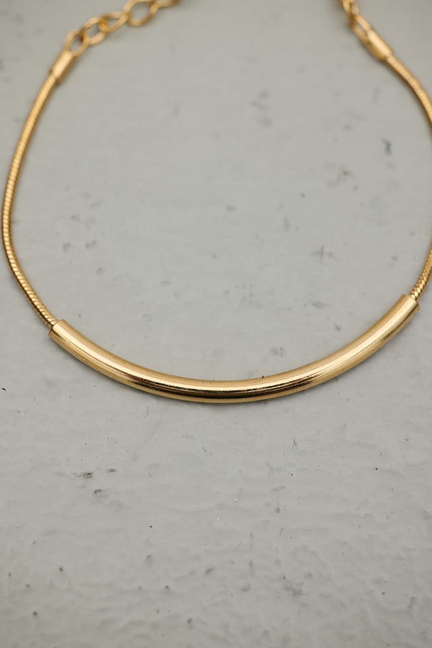 ラインモチーフブレスレット GLD FREE