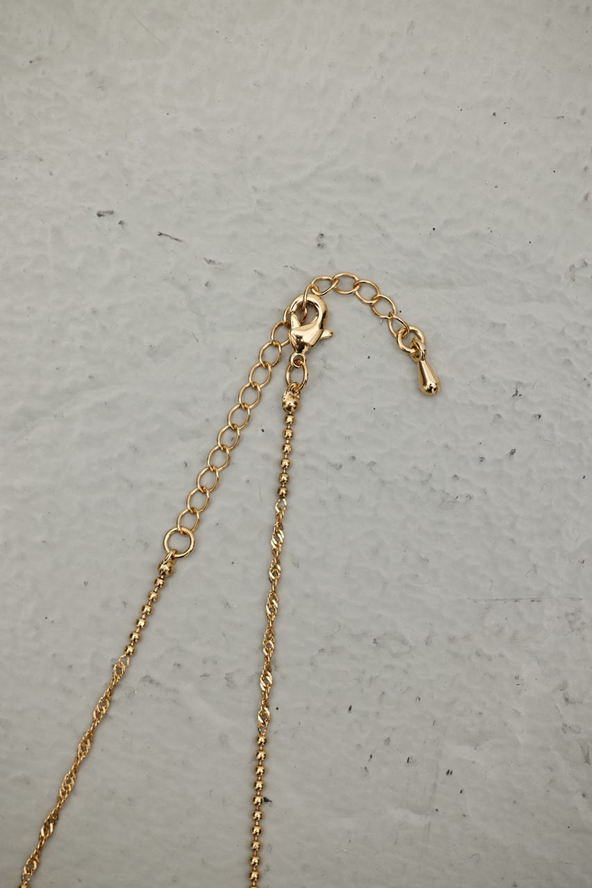 ランダムチェーンネックレス GLD FREE