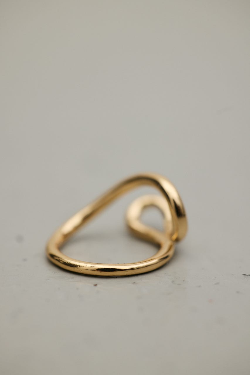 サークルデフォメーションリング GLD FREE