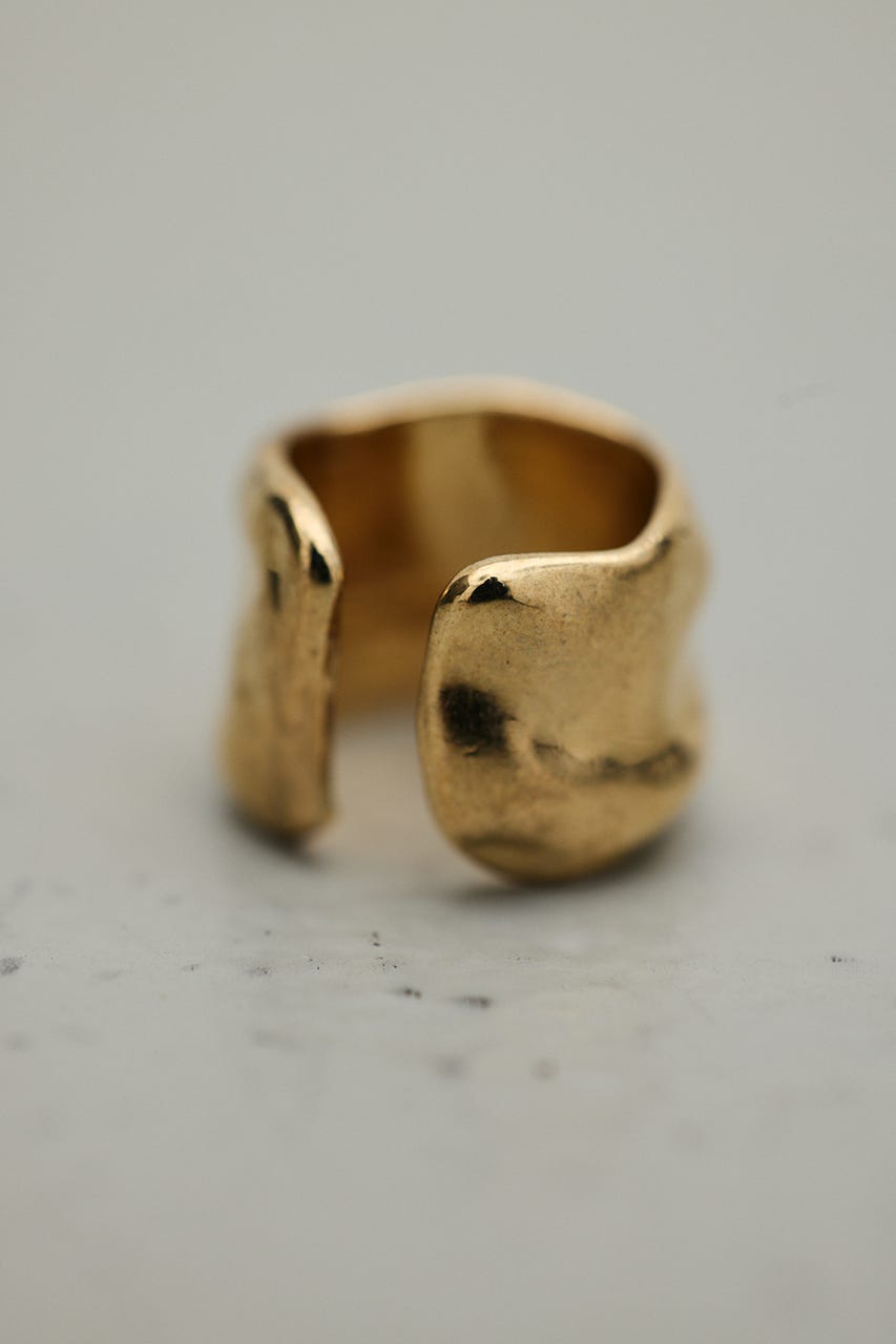 ワイドバンピーイヤーカフ GLD FREE