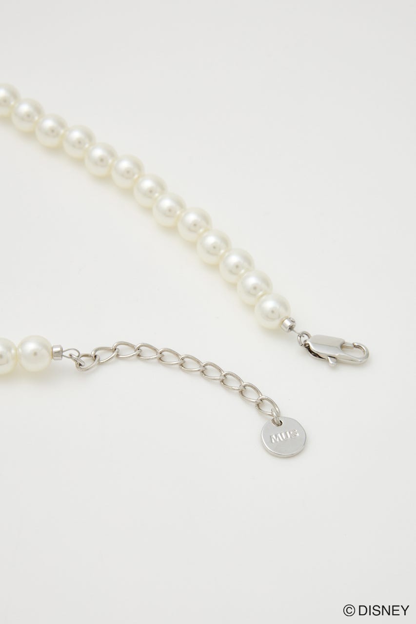 MD F/PEARL CHARM NECKLACE（MINNIE） RED FREE
