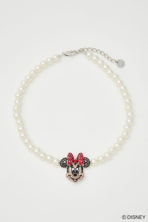 MD F/PEARL CHARM NECKLACE（MINNIE）