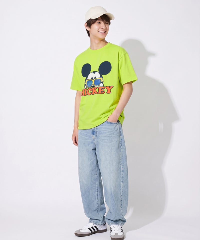 BABYDOLLの親子お揃い ディズニー リゾート柄レンチキュラーTシャツ