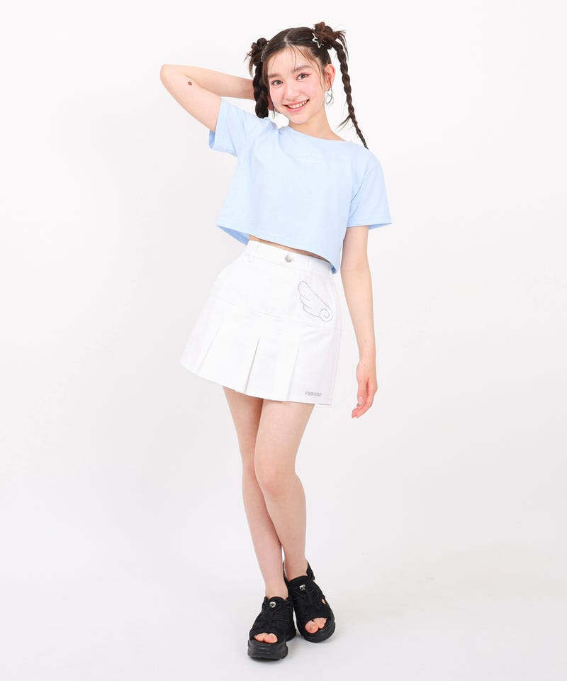 6/19一部再販 6/18～20%OFF SALE PINKHUNT ポケット羽ストーンスカート