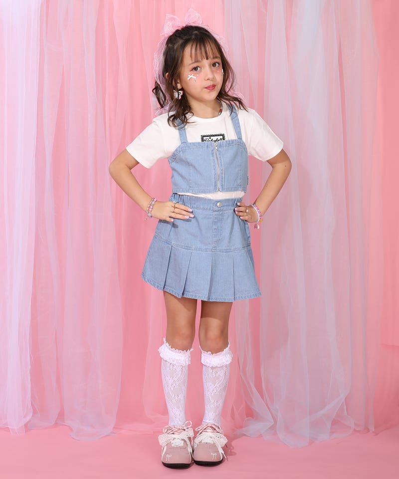 6/10一部再販 6/4～30%OFF SALE デニムプリーツスカート 1528K