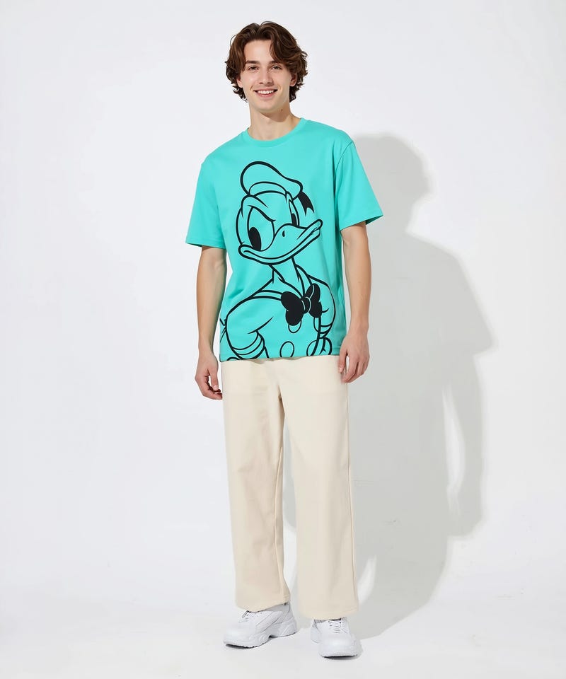 7/23～50%OFF SALE 親子お揃い ディズニー WEB限定 BIGフェイスTシャツ