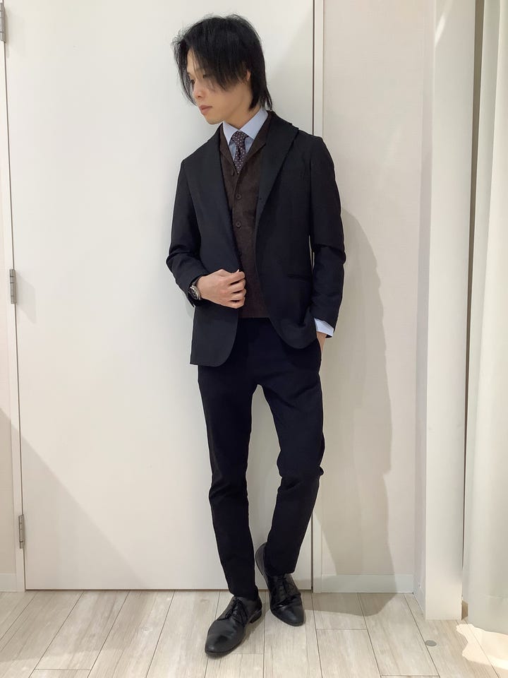 【M-PREMIER】(36) 日本製 無地 ニット シャツ セーター M Maglie le cassetto×冨張愛》愛されクラシカル“Lace”ニット