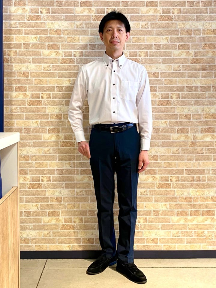 HELLO KITTY×TOKYO SHIRTS】 ボタンダウン 長袖 形態安定 ワイシャツ